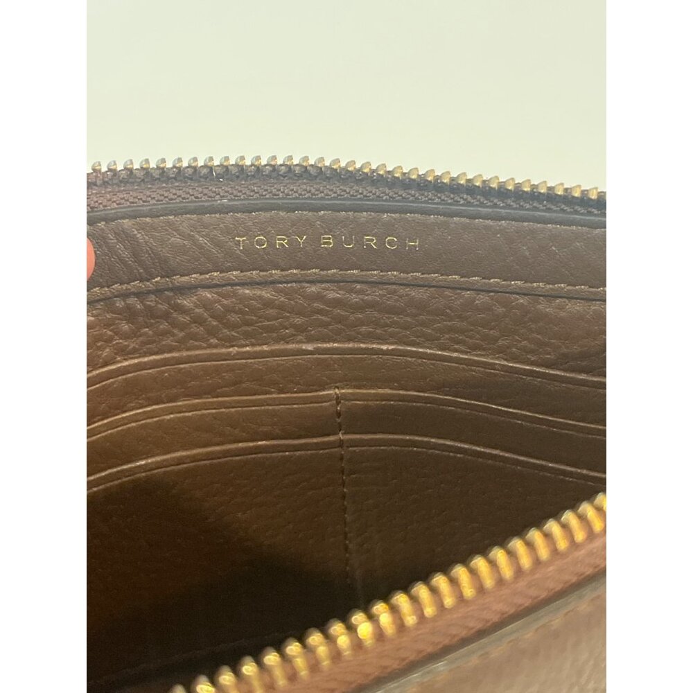 Tori Burch Wristlet Brown Leather - Picture 5 of 12